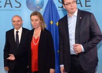 Mustafa Mogherini Vucic