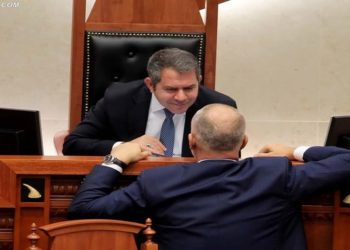 PDIU Chair Shpetim Idrizi speaking with Albanian PM Edi Rama