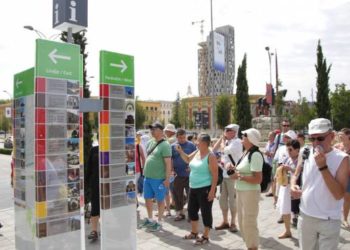 Tirana Tourists in Albania