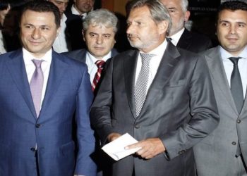 gruevski, hahn, zaev, ahmeti, thaci, macedonia, skopje