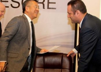 US AMbassador in Albania Donald Lu and General Prosecutor Adriatik Llalla