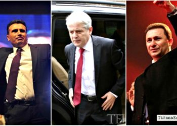 Zaev, Ahmeti, Gruevski, Macedonia