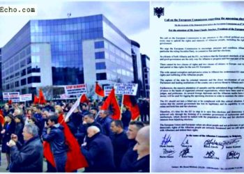 albanian, community, belgium, brussels, protest, european, commission