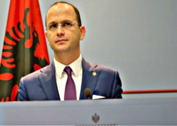 ditmir, bushati, albania, foreign, minister