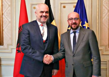 edi rama charles michel albania belgium tirana