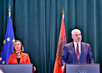 federica mogherini edi rama tirana albania eu