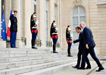 emmanuel macron elysee edi rama france albania